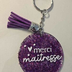 les creations de fifine porte cle merci maitresse N4